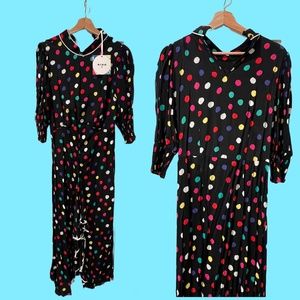 RIXO Target Dress - Polka Dot
